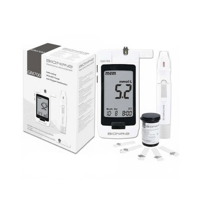 Picture of Bionime GM700S Rightest Blood glucose Monitoring System (Switzerland Design) With 10 Test Strip |