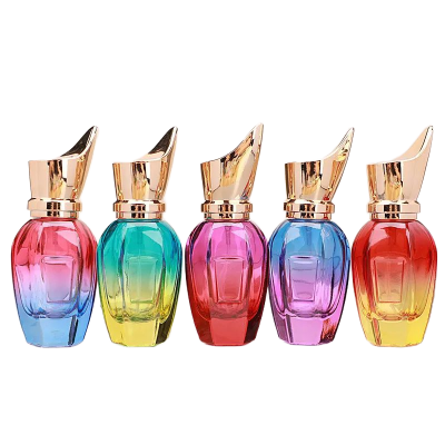 Picture of 1Pc 30ML Perfume Bottle Glass Colorful Portable Refillable Travel Perfume Atomizer Empty Makeup Container Mist Spray Bottle