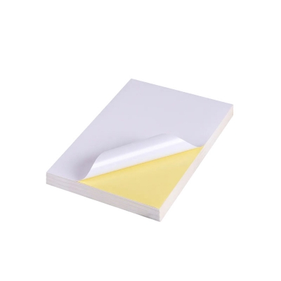 Picture of A4 Matt White Self Adhesive Easy Peeling Printable Sticker Paper For Inkjet Printer 10 Sheets Label Sticker