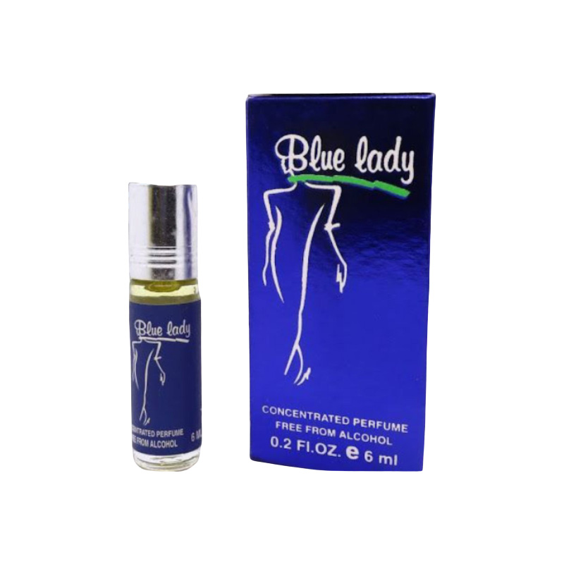 Picture of Blue Lady attar by AL MEMAR long lasting good fragrance 6 ml |