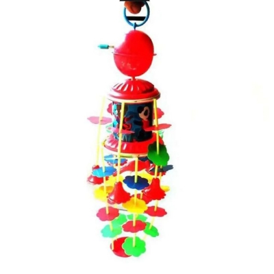 Picture of Rotating Bed Bell Toy with Music - Multi-color |