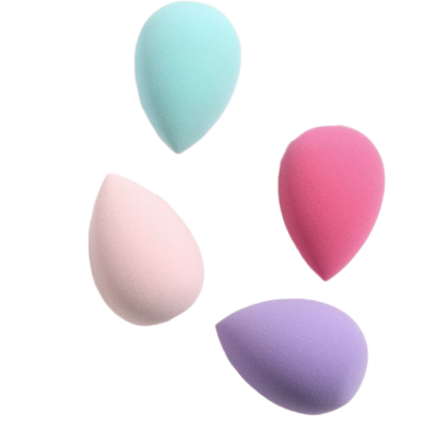 Picture of 4 Pieces Makeup Sponges Foundation Blending Beauty Sponge Dry & Wet Use for Powder Cream Or Liquid Application