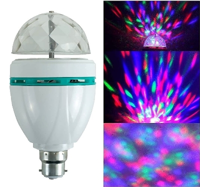 Picture of 360 Degree LED Rotating Bulb Magic Disco Light for Party/Home Decoration Light