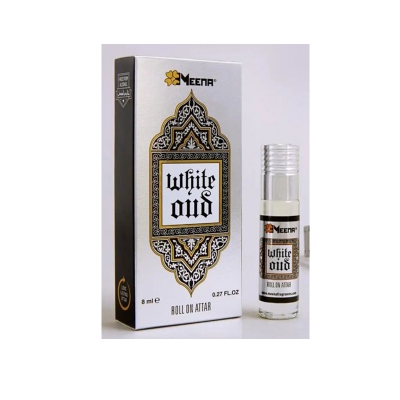 Picture of White Oudh-Made In India-Roll On Perfume Oil 8ml Meena Halal zingerbd Attar |