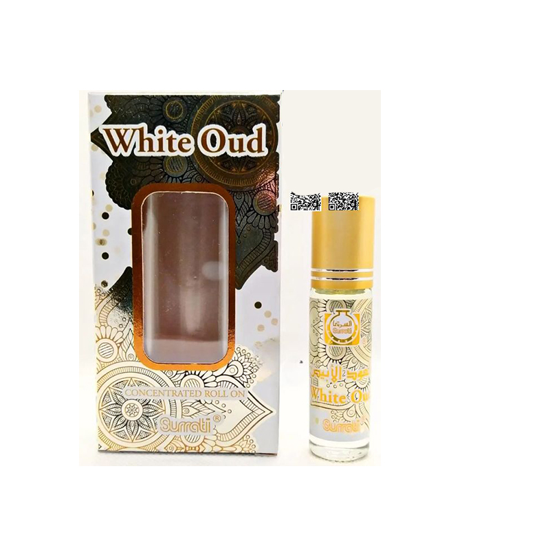 Picture of White Oud by Surrati Concentrated Attar Long Lasting Fragrance Halal Perfume Oil (Saudi Arabia) - 6ml |
