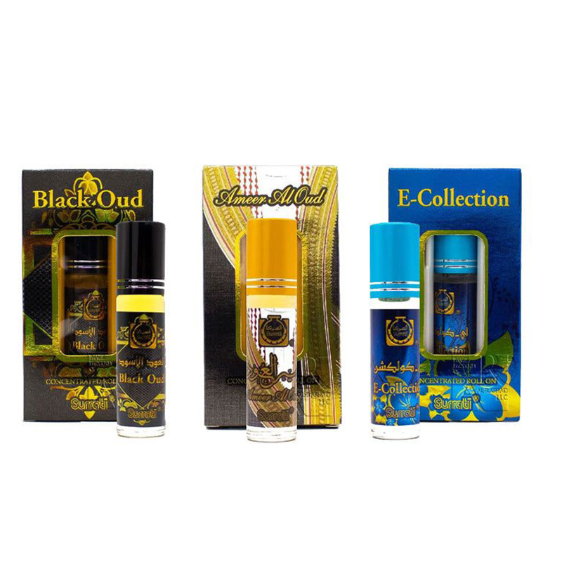 Picture of Pack of 3 Surrati Perfumes Oils Made in Saudi Arabia