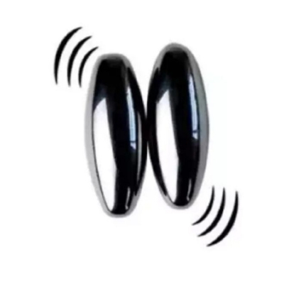 Picture of Metallic Shine Magnet 2 PCS - Black For Kids |