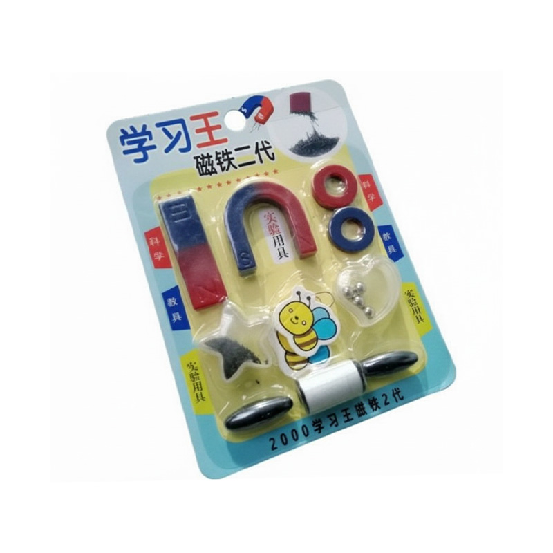 Picture of Kids Educational Magnet Set With Bar Ring U-shaped Magnets Science ExperimentSchool |