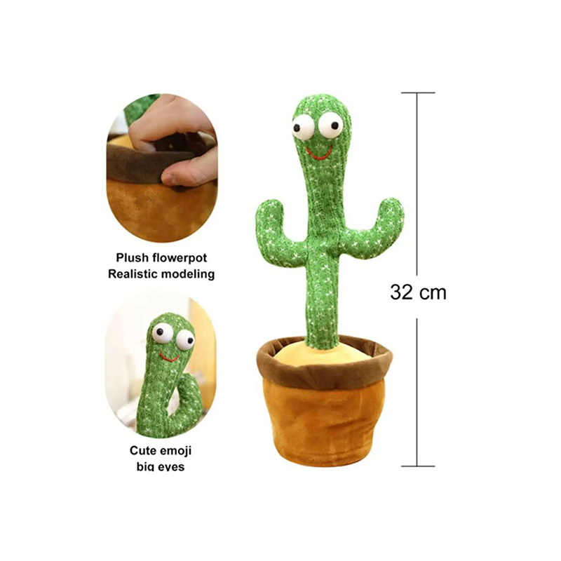 Picture of Dancing Cactus Toy Talk back Cactus Doll Cute Dance Toy Kids Dance Doll, Interesting Toys for Children |
