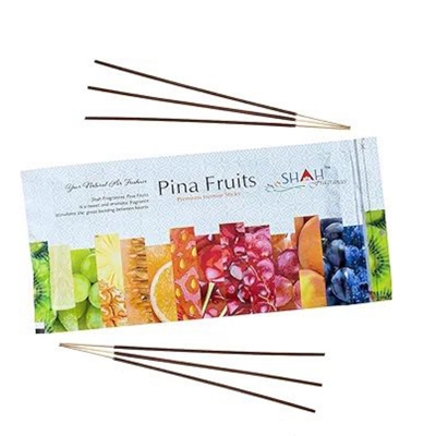 Picture of Shah Fragrances Pina Fruits Agarbatti - Zipper Pack Incense Sticks
