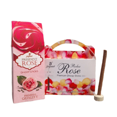 Picture of Jayant Agarbatti - Rose Combo - Incense Dhoop Sticks Two box |