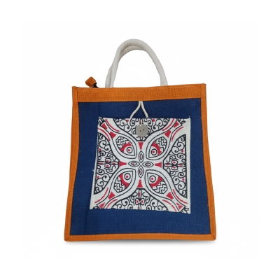 Picture of Lunch Bag Tiffin Bag bag for  Bag hand bag tiffin carrier bag Tiffin Box Bag Kaporer bag Handicrafts Bag