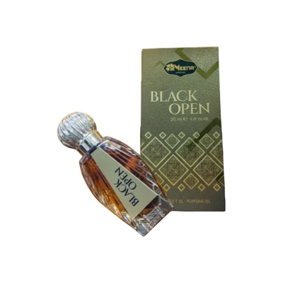 Picture of Meena Black Open Concentated Perfume Oil-Made in India-Non Alcoholic-20ml Capacitya