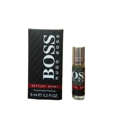 Picture of Product Type: Hugo Boss Concentrated Perfume Oil Roll on Non-alcoholic Long Lasting Fragrance Capacity : 6ml A grade replica pocket perfume Good Quality Product All day and all season fragrance Also very good option to gift any one Concentrated perfume oi