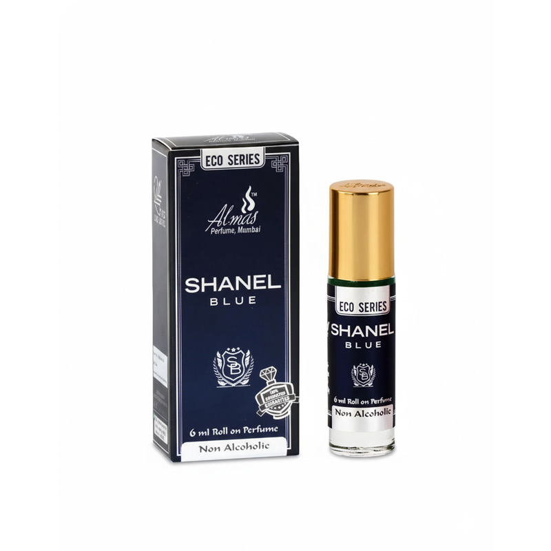 Picture of Almas Brand 100% Original | SHANEL BLUE| Great Fragrance 8ml Floral Attar Pocket Perfume | Ittar | Ettar | Itar | Etar | Itra | Itras | Attar Perfume