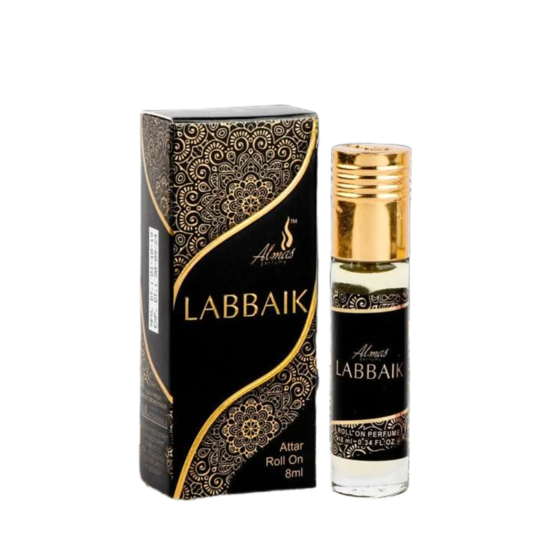 Picture of Almas Brand 100% Original LABBAIK Great Fragrance Long-Lasting For Men Women Boys Girls (UNISEX) 6Ml Floral Attar Pocket Perfume Ittar