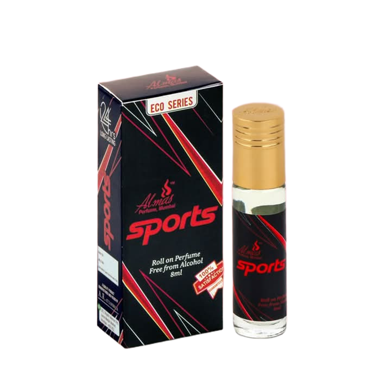 Picture of Almas Brand 100% Original SPORTS Great Fragrance Long-Lasting For Men Women Boys Girls (UNISEX) 6Ml Floral Attar Pocket Perfume Ittar