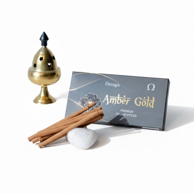 Picture of Amber Gold Bambooless Dhoop Sticks