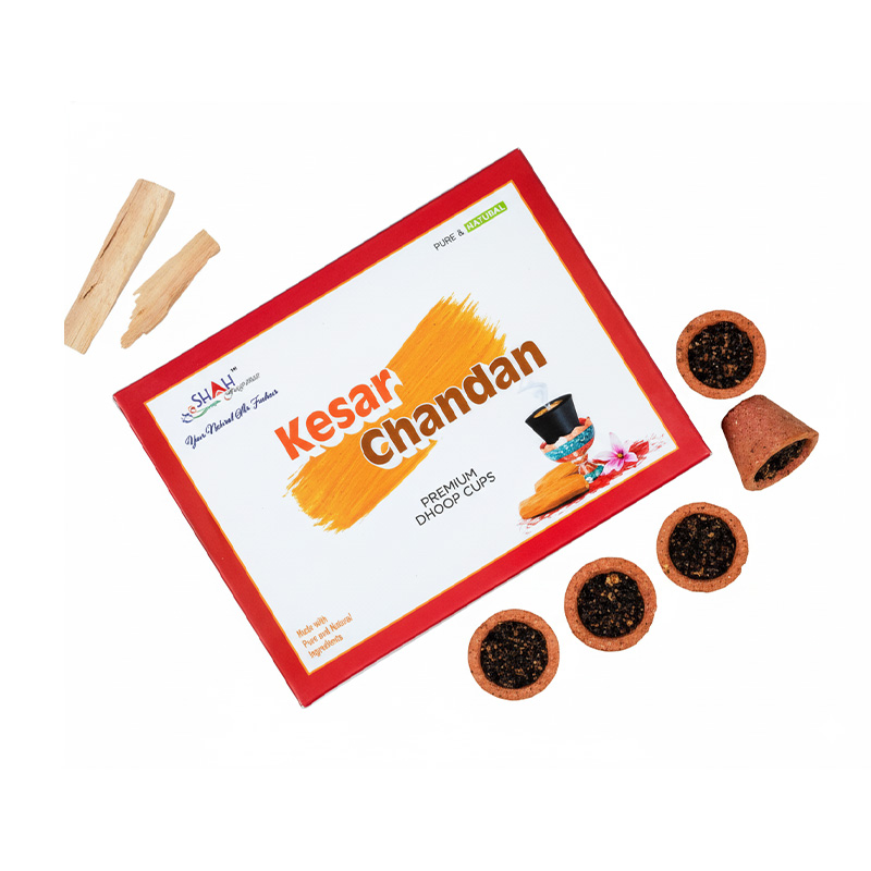 Picture of Shah Fragrances Premium Kesar Chandan Sambrani Cup Dhoops