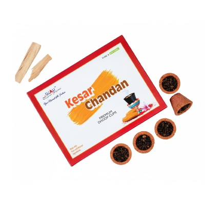 Picture of Shah Fragrances Premium Kesar Chandan Sambrani Cup Dhoops