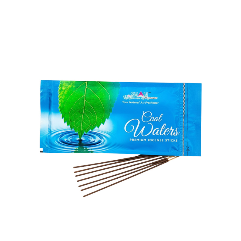 Picture of Shah Fragrances Cool Water Zipper Pack Incense Stick Agarbatti