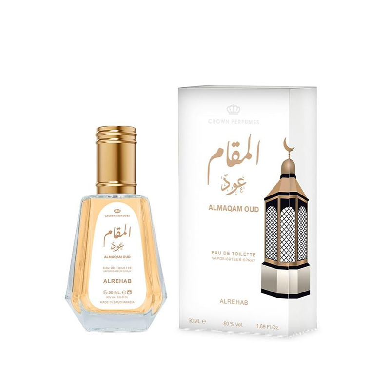 Picture of Almaqam Oud-Al-Rehab Eau De Natural Perfume Spray – 50 ml-Unisex perfumes made in Saudi Arabia