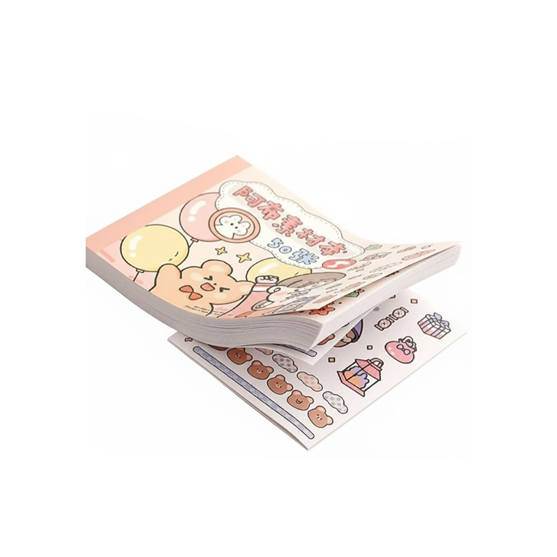 Picture of 50 Sheets Cute Cartoon Patterns Washi Stickers Handbook Student Decorative DIY Material Stickers Book