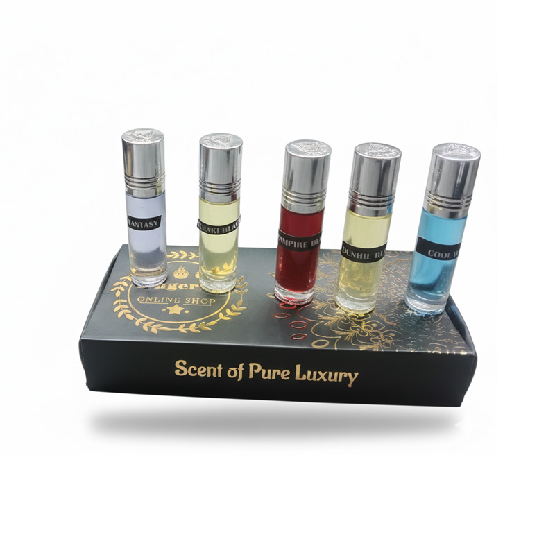 Picture of Zingerbd  5 Mix Flavor - Unveiling a Symphony of Scents - 6 x 5 = 30 ml Roll-On System - Alcohol-Free Perfume Oil