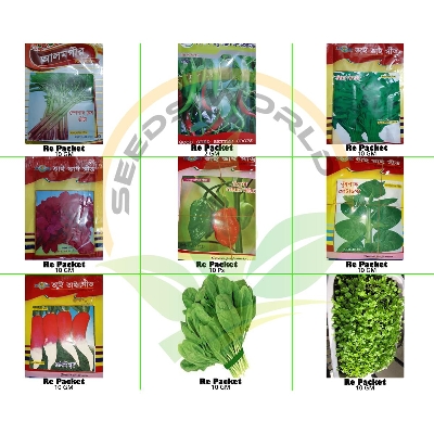 Picture of Vegetable Seeds Package - seeds-4 ( Re Packet) seeds ( 9 ITEM )