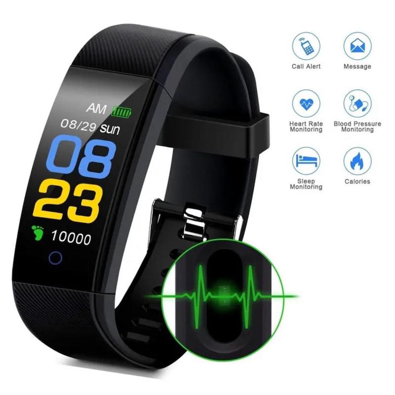 Picture of D115 PLUS Bluetooth Bracelet Smart Watch for Android and IOS - Black