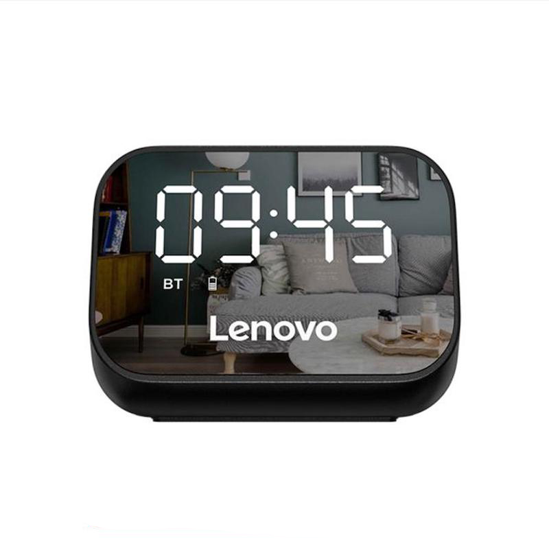 Picture of Lenovo TS13 Wireless Bluetooth Portable Speaker With Single Alarm Clock Mirror Design