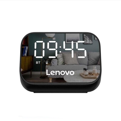 Picture of Lenovo TS13 Wireless Bluetooth Portable Speaker With Single Alarm Clock Mirror Design