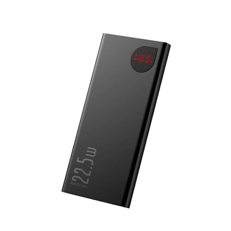 Picture of Baseus 10000mAh 22.5W Adaman Digital Display Quick Charger Power Bank Fast Charging - Black