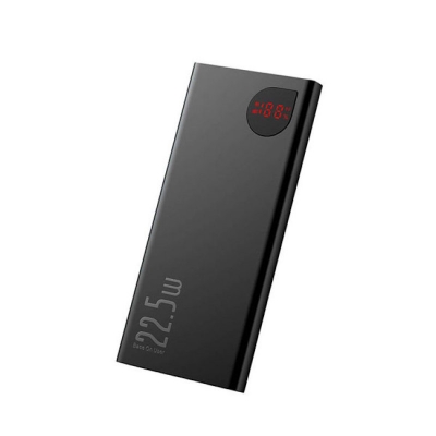 Picture of Baseus 10000mAh 22.5W Adaman Digital Display Quick Charger Power Bank Fast Charging - Black