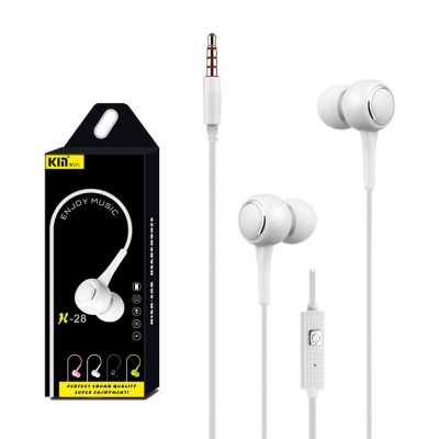Picture of KIN K-28 Superb Bass Stylish Stereo In-Ear Earphone With Mic And Balanced Sound Quality by Alpha