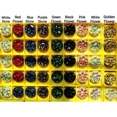 Picture of Pop Up Socket With Stone & Glitter Mobile Phone Pop Socket