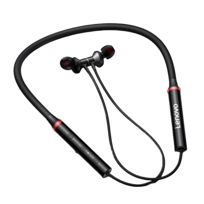 Picture of Lenovo Wireless Headsets He05 Sport Earphones Magnetic Hanging Bluetooth 5.0 Call Noise Reduction 8 Hours Music Control By Alpha 03