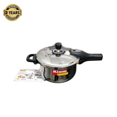 Picture of Kiam Modern Design Tri Ply Stainless Steel Pressure Cooker-5.5 ltr