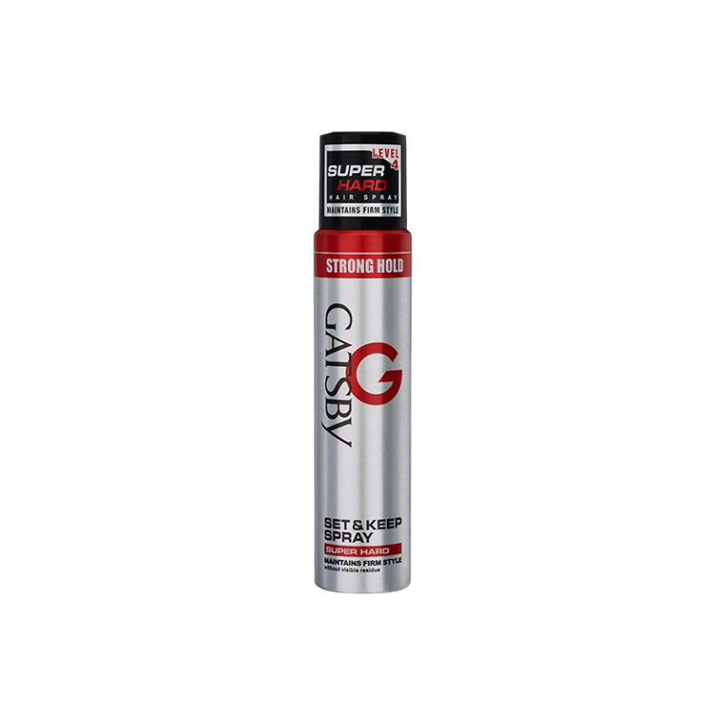 Picture of GATSBY Hair Spray Level 4 Set and Keep Spray Super Hard 250ml