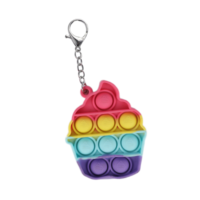 Picture of Cute Cupcake Bubble Pop-It Keyring