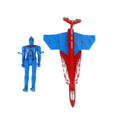 Picture of Superhero Figure with Fly Wheel Launcher Set