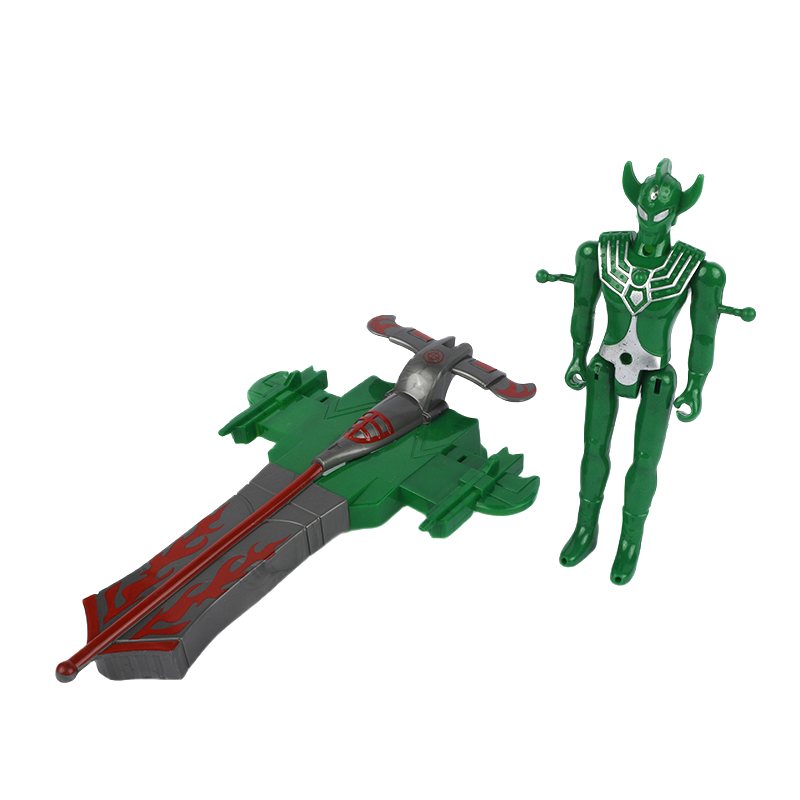 Picture of Superhero Figure with Fly Wheel Launcher Set