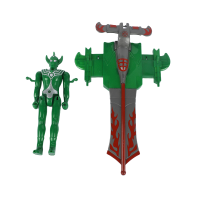 Picture of Superhero Figure with Fly Wheel Launcher Set