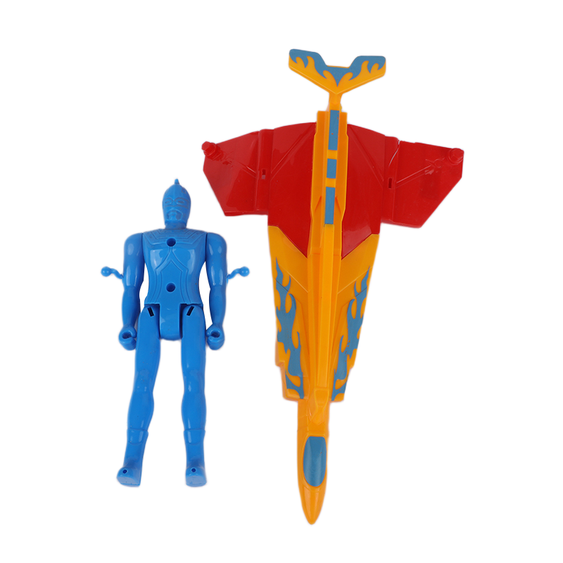 Picture of Superhero Figure with Fly Wheel Launcher Set