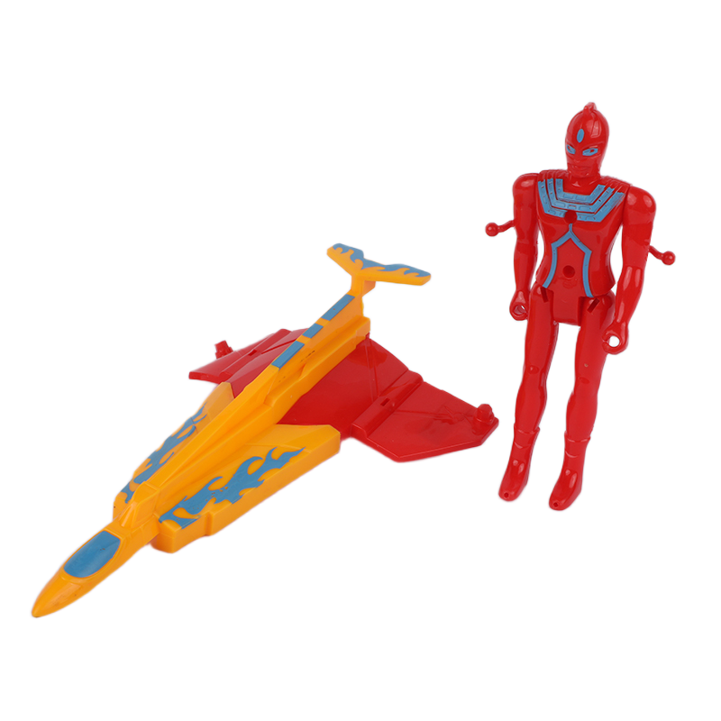 Picture of Superhero Figure with Fly Wheel Launcher Set
