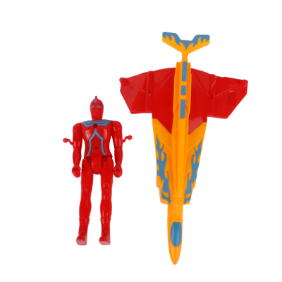 Picture of Superhero Figure with Fly Wheel Launcher Set