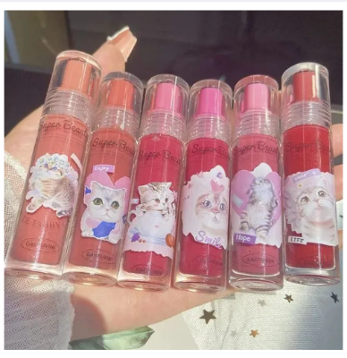 Picture of Cappuvini Cute Cat Lipgloss set 3 in 1