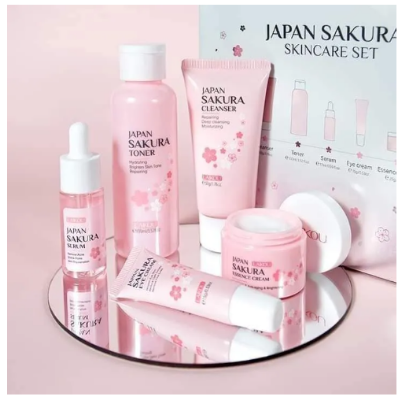 Picture of Laikou Japan Sakura Skincare face pack Set - 207 gm