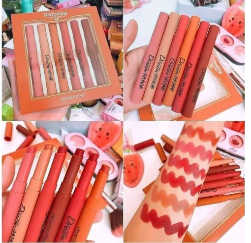Picture of HengFang  Creamy Matte Lipstick 6 Pcs Set