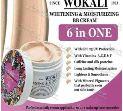 Picture of WOKALI 6 in 1 WHITENING & MOISTURE BB CREAM -SPF 25